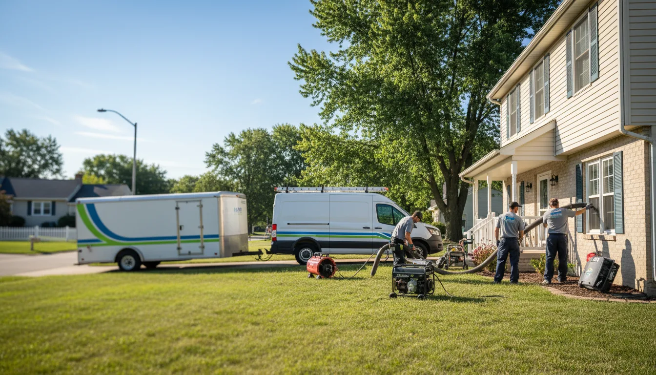 Flooded Basement Restoration And Cleanup With Repair in Stoutsville, MO near me